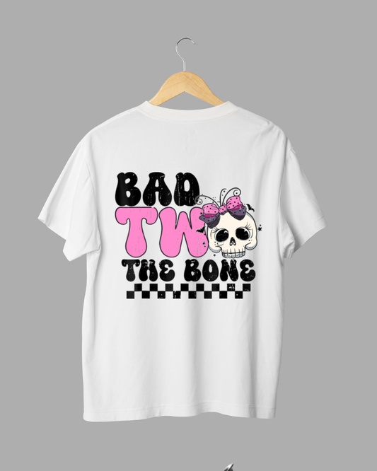 Bad to the Bone Skull Graphic T-Shirt