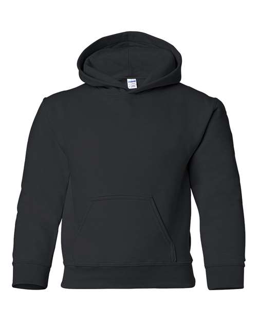 Black - Gildan 18500B Blank Hoodie