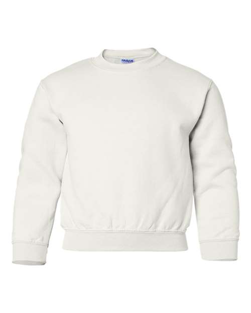 White - Gildan 18000B Blank Hoodie