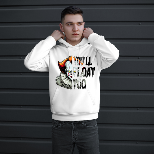 Creepy Clown Horror Graphic Hoodie