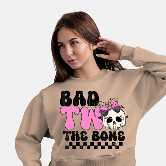 Bad to the Bone Skull Halloween Hoodie