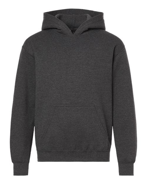 Fan Charcoal Heather - Gildan 18500B Blank Hoodie