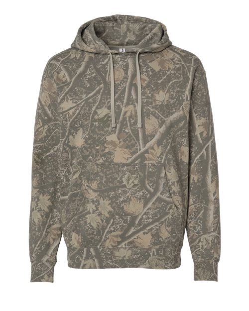 Deadwood Tree Camo - Independent Trading Co. SS4500 Blank Hoodie