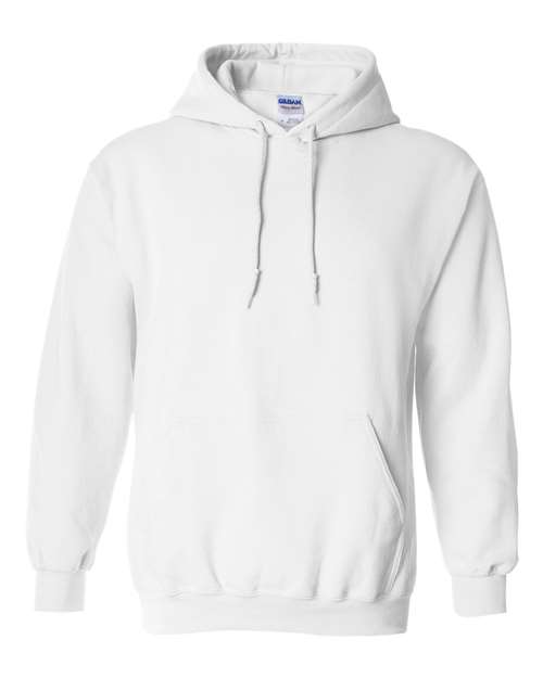 White - Gildan 18500 Blank Hoodie