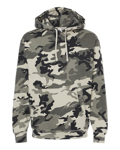 Snow Camo - Independent Trading Co. IND4000 Blank Hoodie