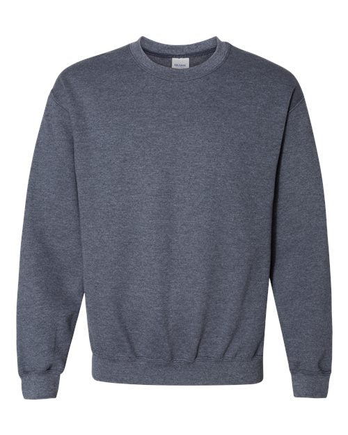 Heather Dark Navy - Gildan 18000 Blank Hoodie