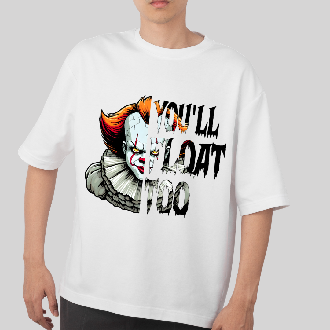 Creepy Clown Horror Graphic T-Shirt