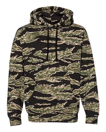 Tiger Camo - Independent Trading Co. IND4000 Blank Hoodie