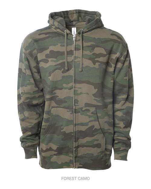 Forest Camo - Independent Trading Co. SS4500Z Blank Hoodie