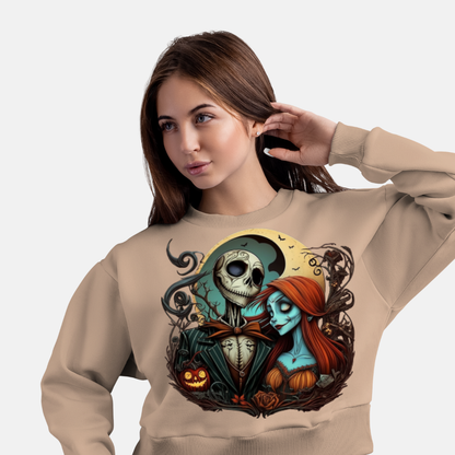 Gothic Skeleton Halloween Graphic Hoodie