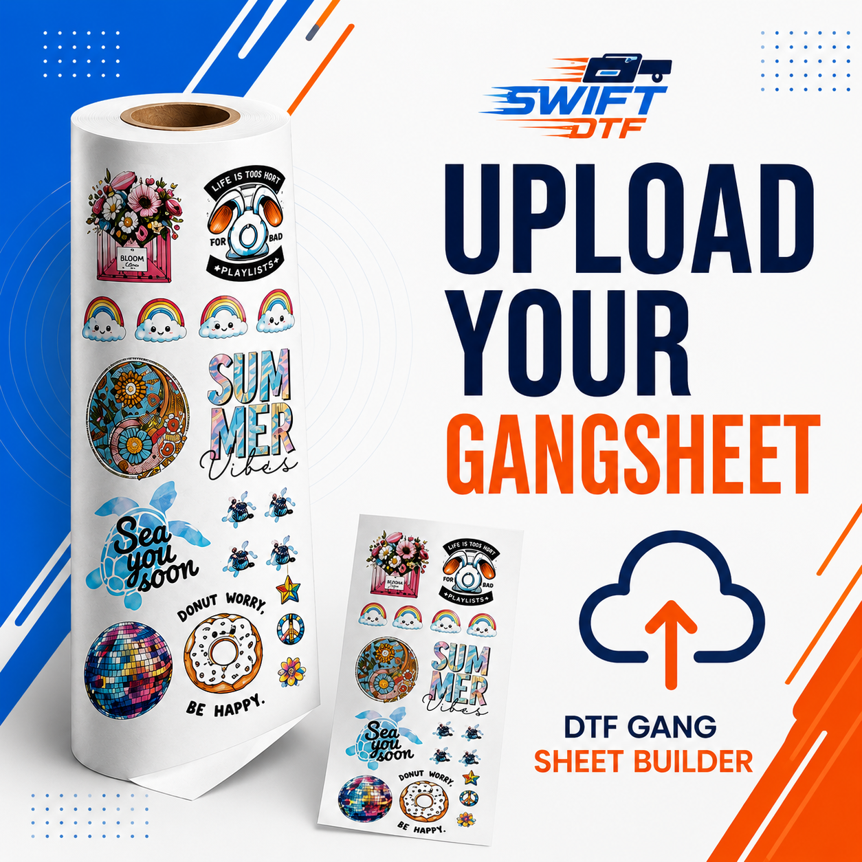 Upload Your DTF Gang Sheets