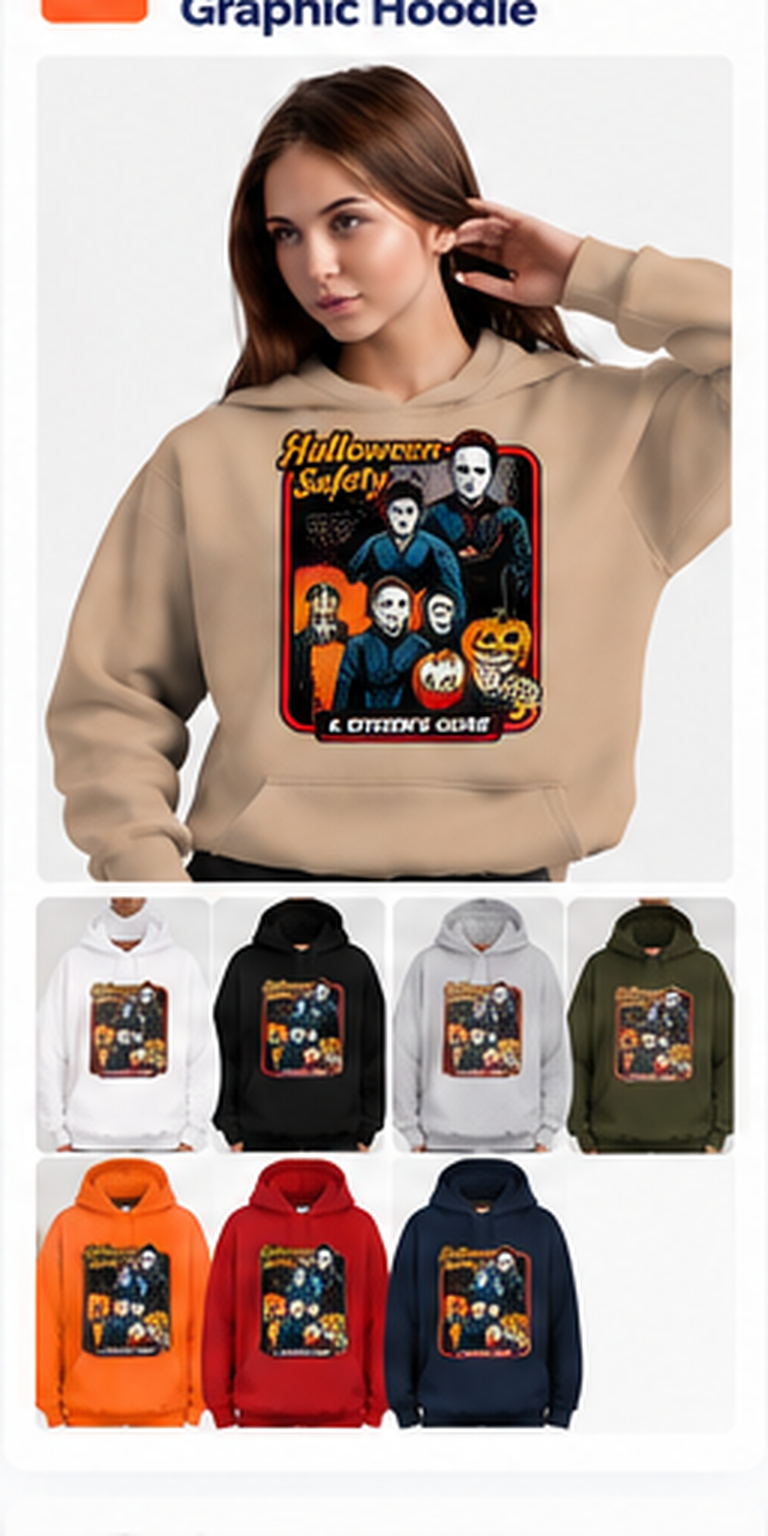 Halloween Safety Hoodie — color preview