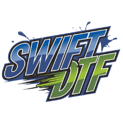 swift dtf transfers custom apparel prints logo 