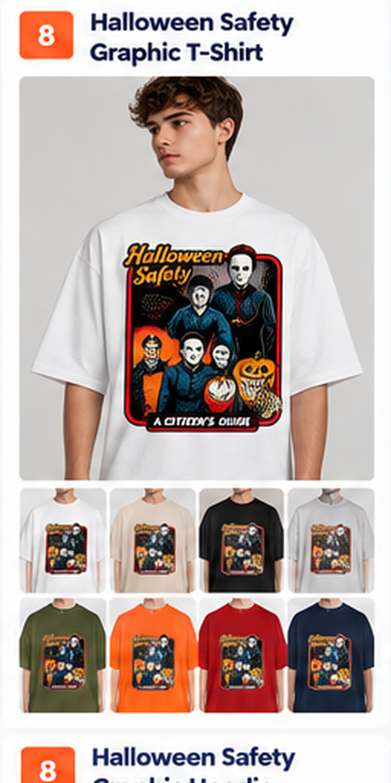 Halloween Safety T-Shirt — color preview